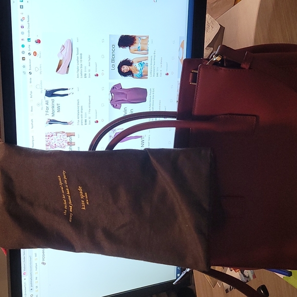 Red Kate Spade Cameron Street Candace Satchel - Picture 6 of 12